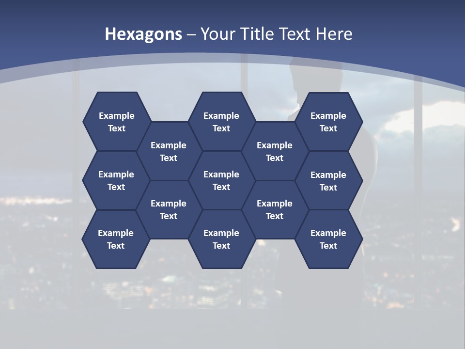 Steps Male Boss PowerPoint Template