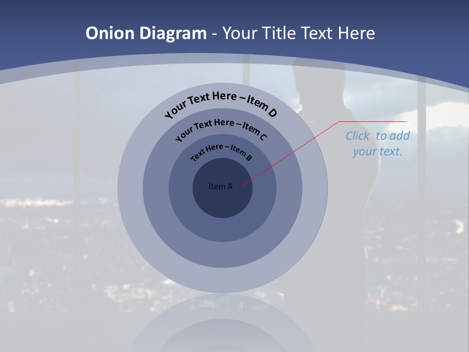 Steps Male Boss PowerPoint Template