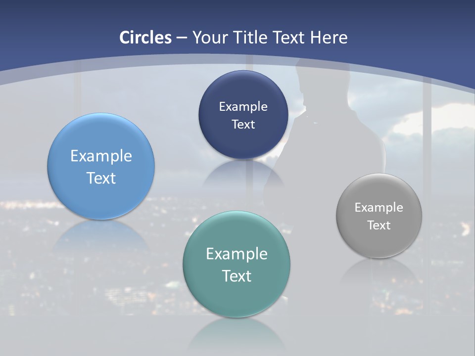 Steps Male Boss PowerPoint Template