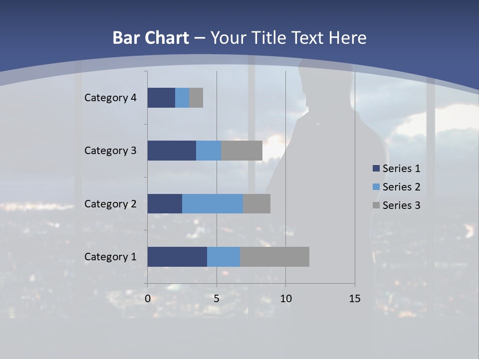 Steps Male Boss PowerPoint Template