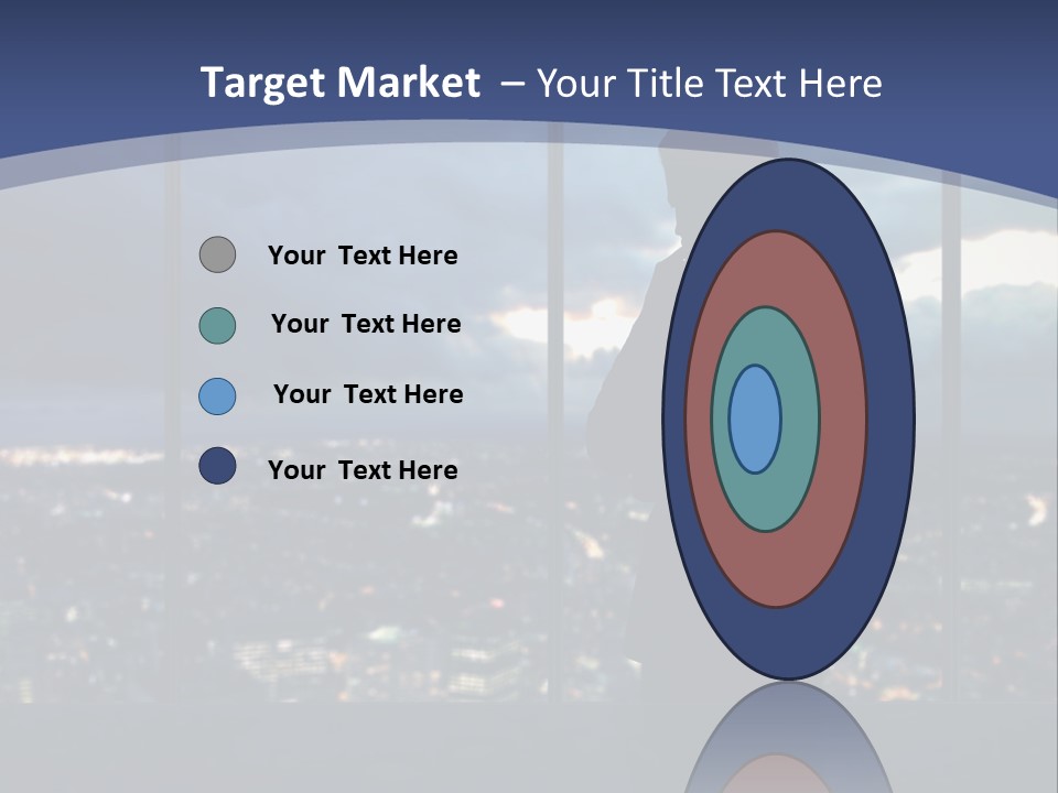 Steps Male Boss PowerPoint Template