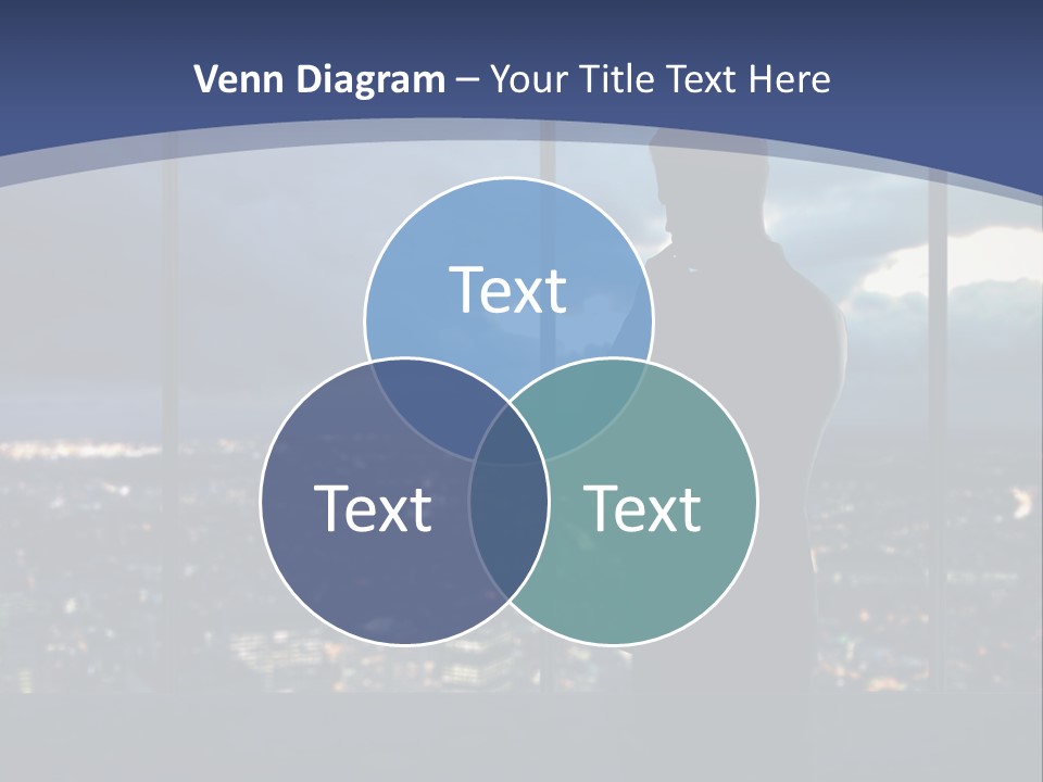 Steps Male Boss PowerPoint Template