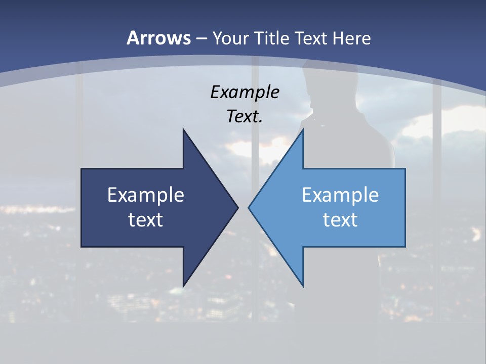 Steps Male Boss PowerPoint Template
