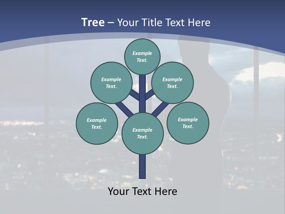 Steps Male Boss PowerPoint Template