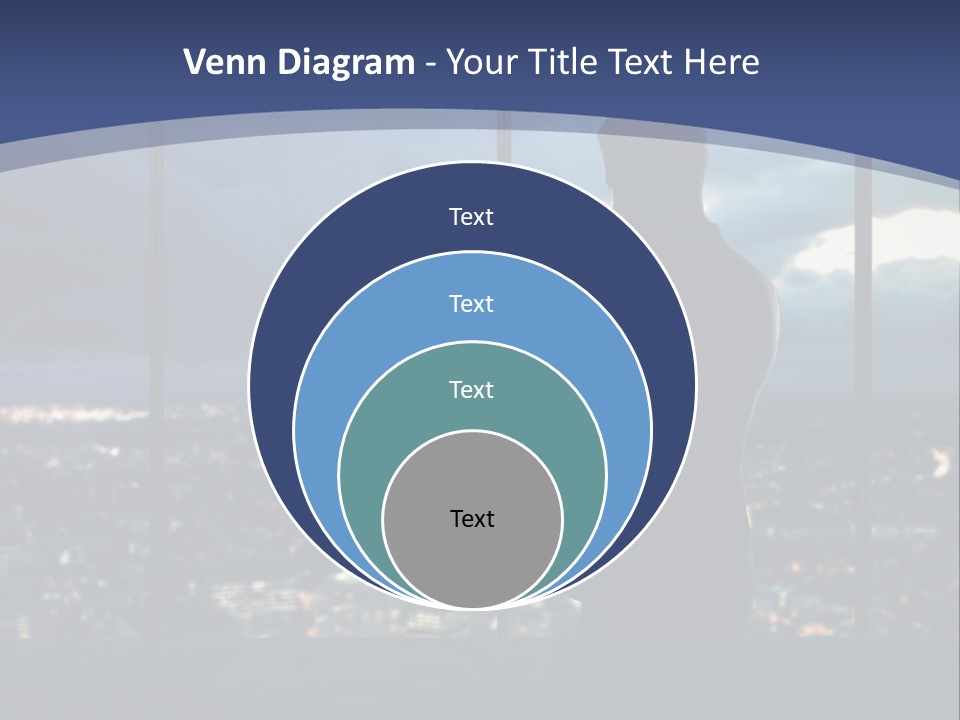 Steps Male Boss PowerPoint Template