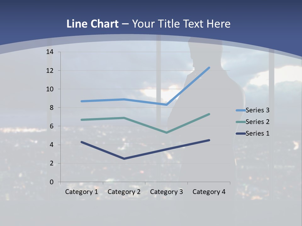Steps Male Boss PowerPoint Template