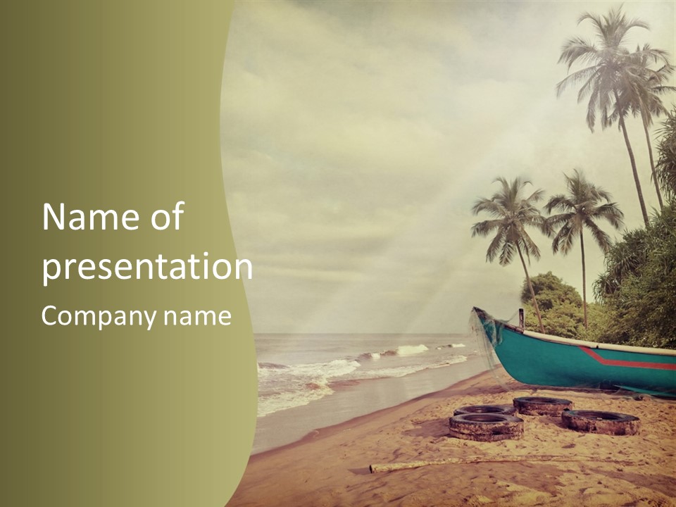 Blue Pacific Relax PowerPoint Template