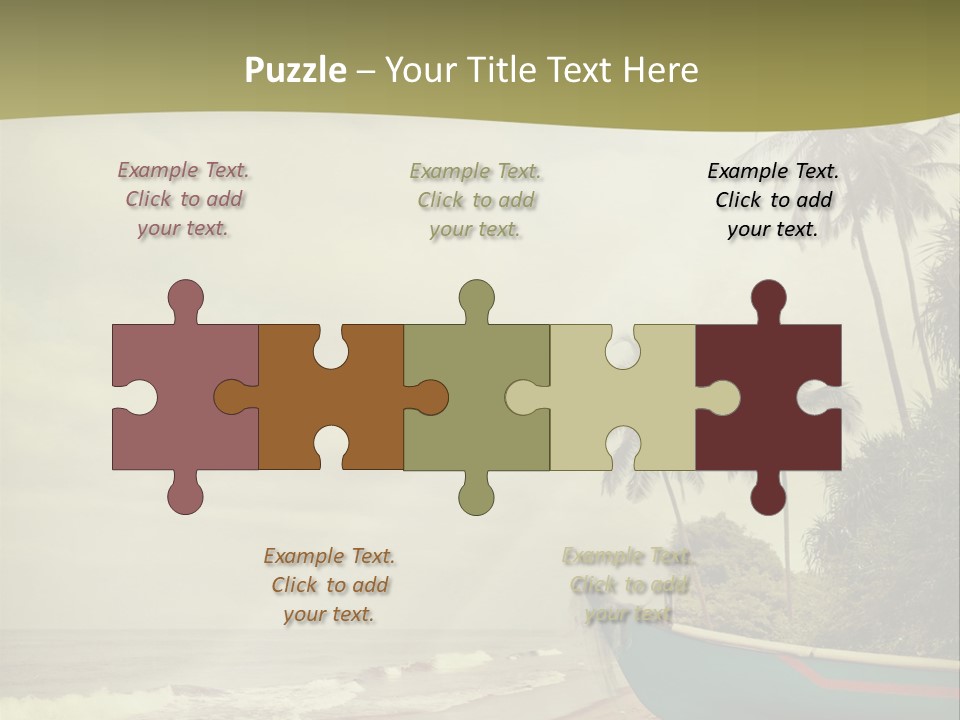 Blue Pacific Relax PowerPoint Template