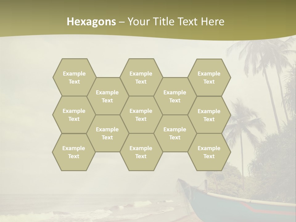 Blue Pacific Relax PowerPoint Template