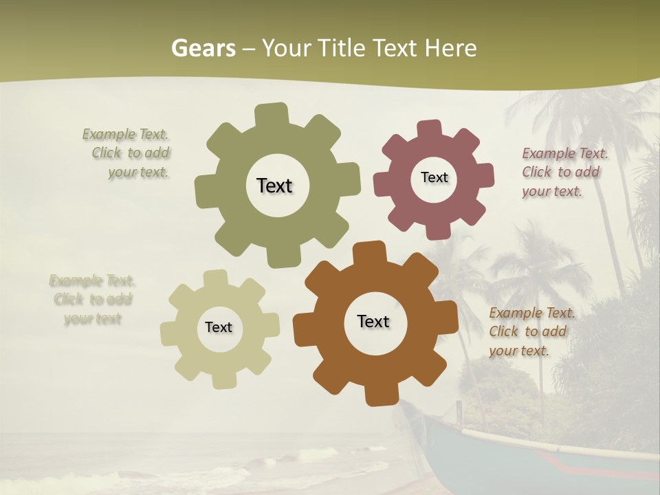 Blue Pacific Relax PowerPoint Template