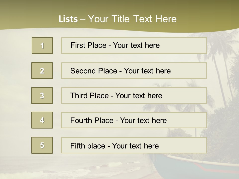 Blue Pacific Relax PowerPoint Template