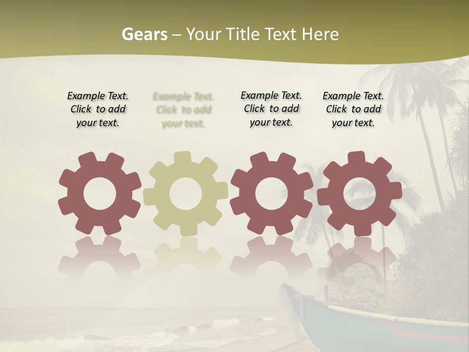 Blue Pacific Relax PowerPoint Template