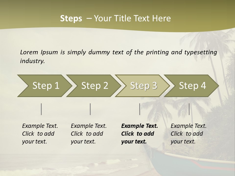 Blue Pacific Relax PowerPoint Template