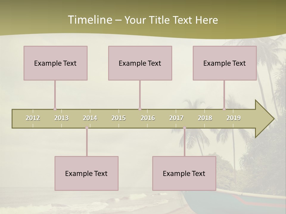Blue Pacific Relax PowerPoint Template