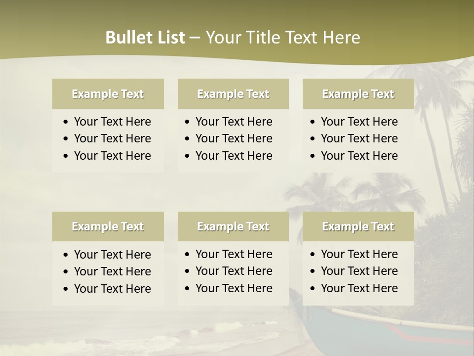 Blue Pacific Relax PowerPoint Template