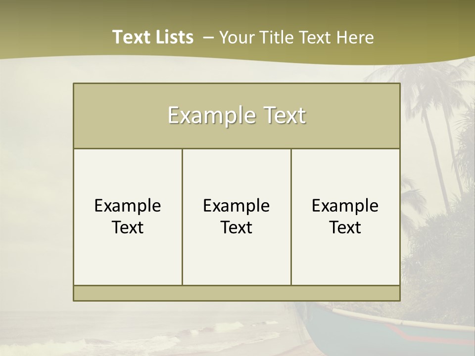 Blue Pacific Relax PowerPoint Template