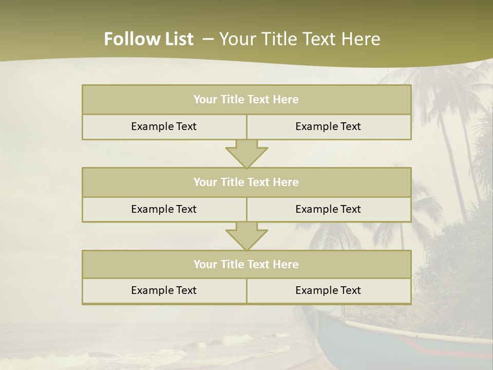 Blue Pacific Relax PowerPoint Template