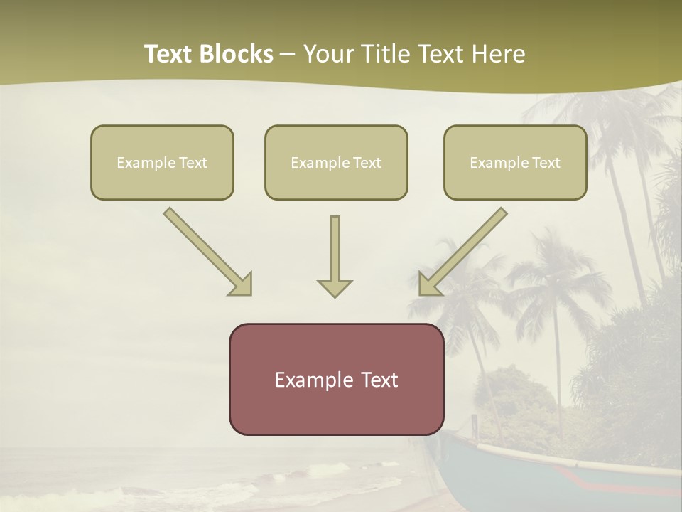 Blue Pacific Relax PowerPoint Template