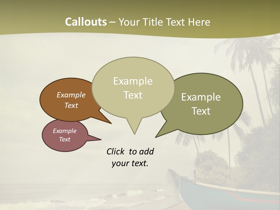 Blue Pacific Relax PowerPoint Template