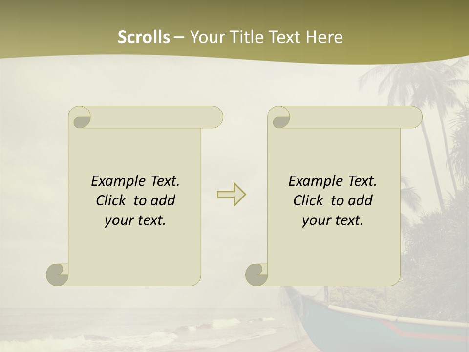 Blue Pacific Relax PowerPoint Template