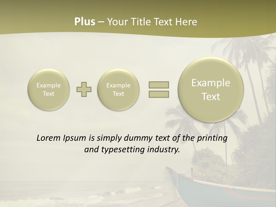 Blue Pacific Relax PowerPoint Template