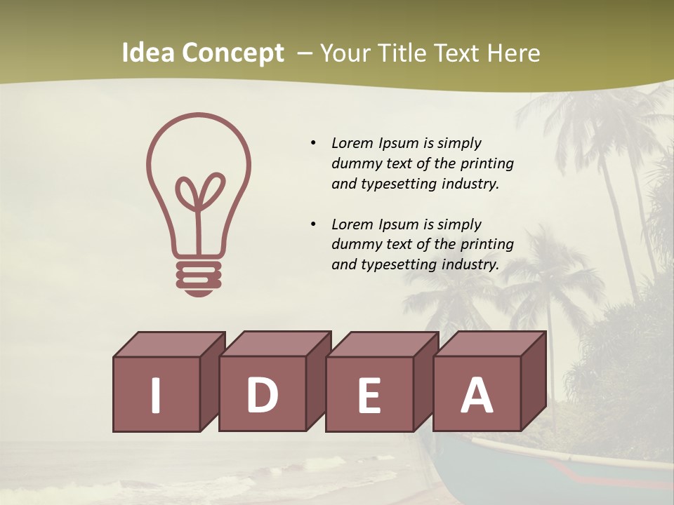 Blue Pacific Relax PowerPoint Template