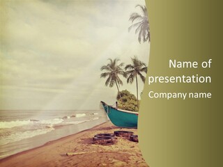 Blue Pacific Relax PowerPoint Template