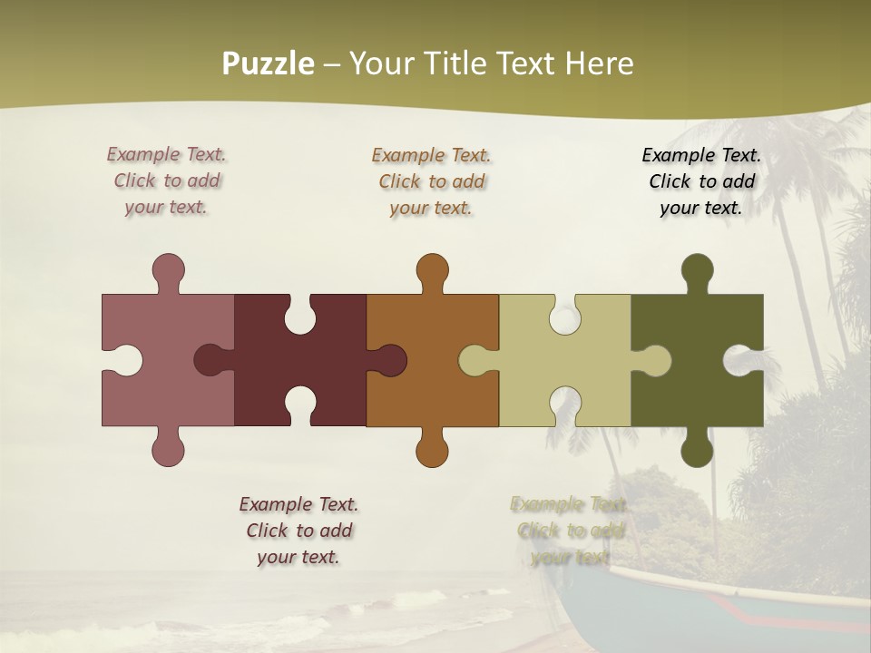 Blue Pacific Relax PowerPoint Template