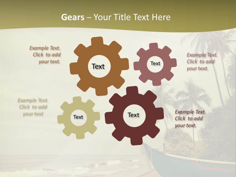 Blue Pacific Relax PowerPoint Template