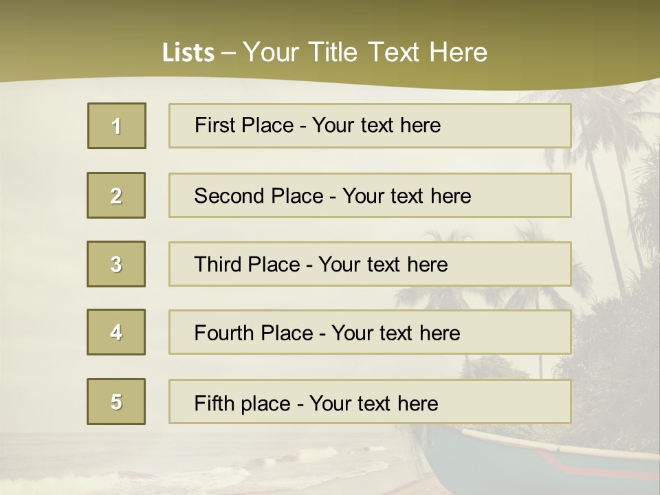 Blue Pacific Relax PowerPoint Template