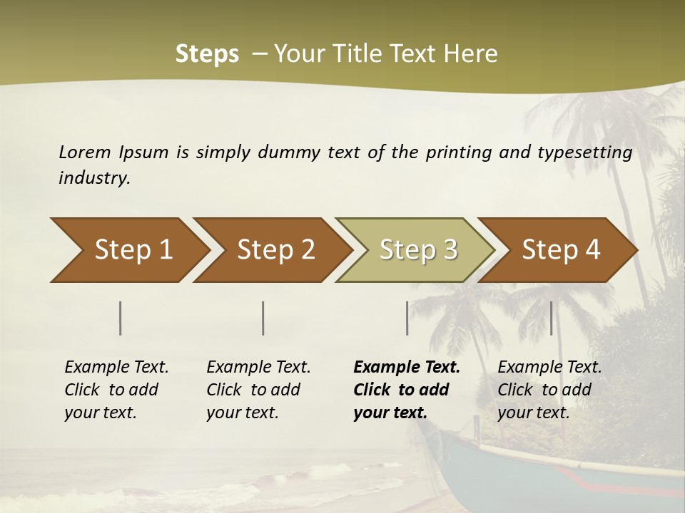 Blue Pacific Relax PowerPoint Template