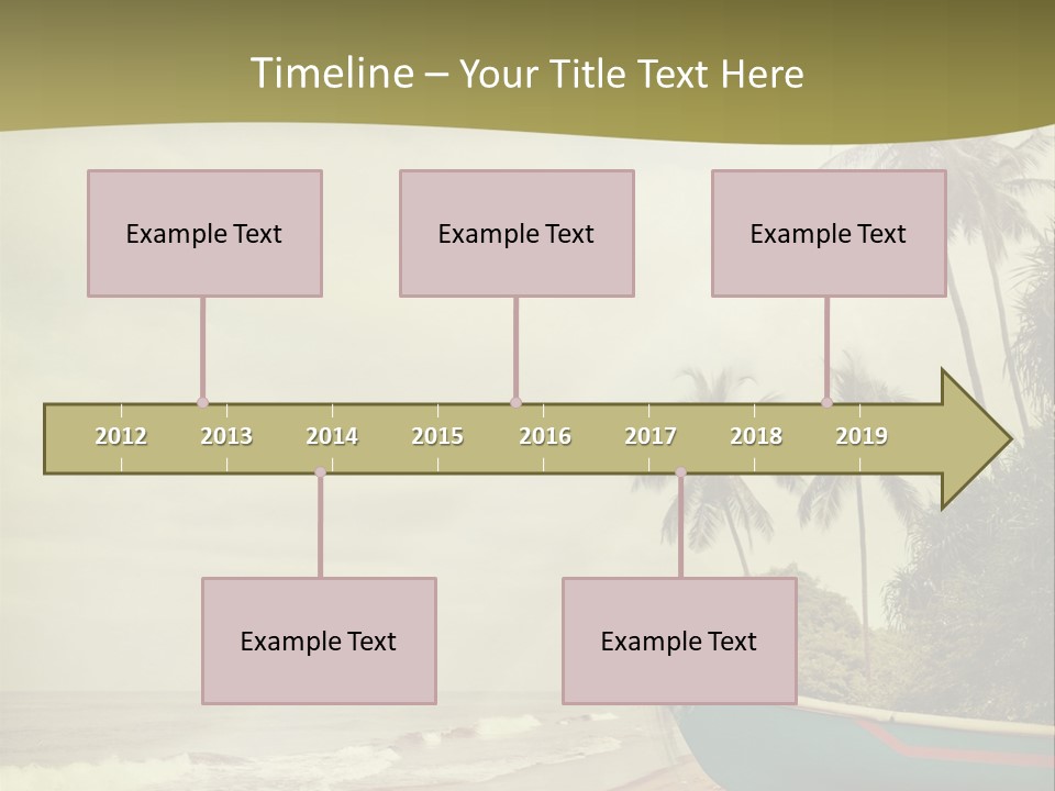Blue Pacific Relax PowerPoint Template