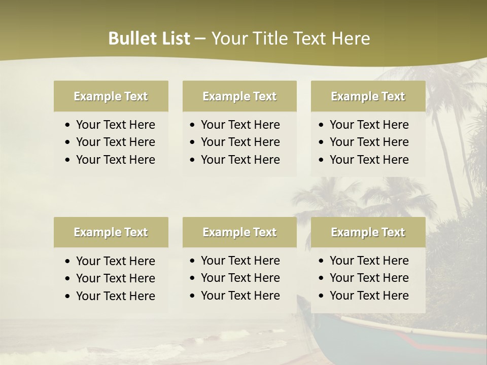 Blue Pacific Relax PowerPoint Template