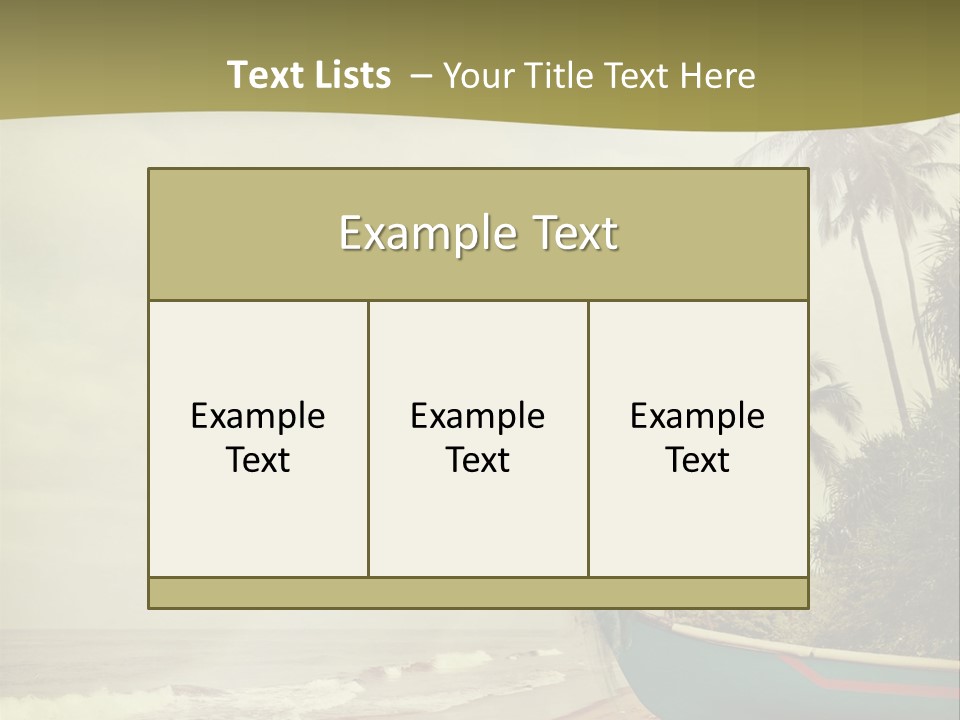 Blue Pacific Relax PowerPoint Template