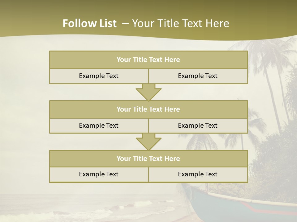 Blue Pacific Relax PowerPoint Template
