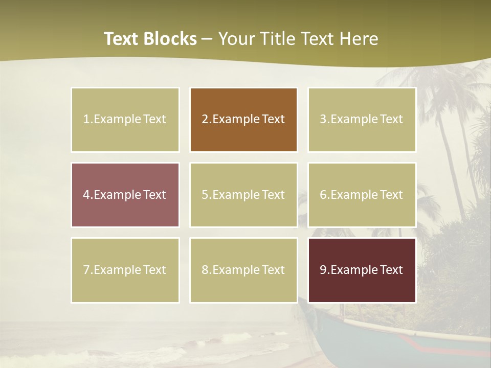 Blue Pacific Relax PowerPoint Template