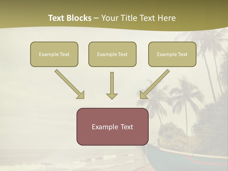 Blue Pacific Relax PowerPoint Template