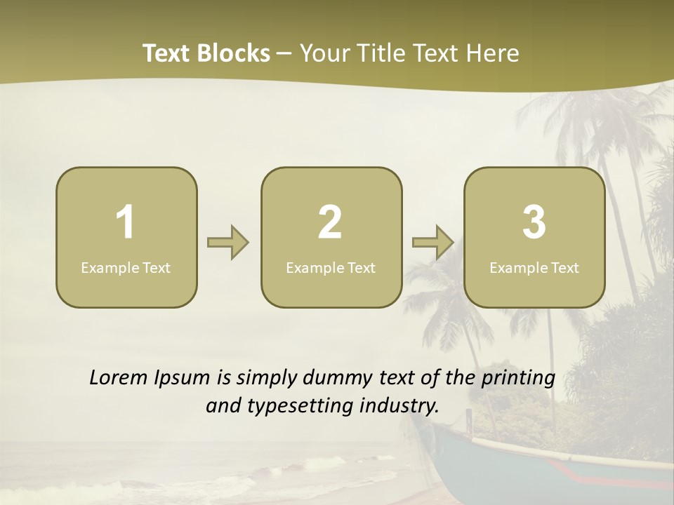 Blue Pacific Relax PowerPoint Template