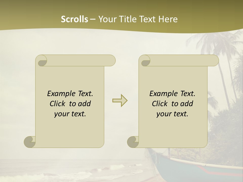 Blue Pacific Relax PowerPoint Template
