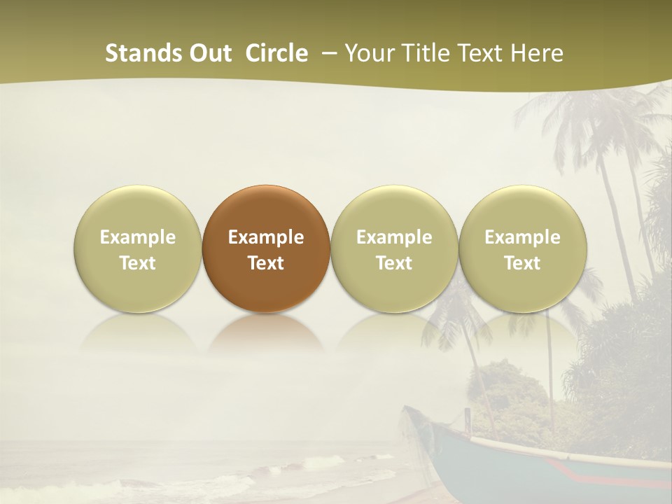 Blue Pacific Relax PowerPoint Template