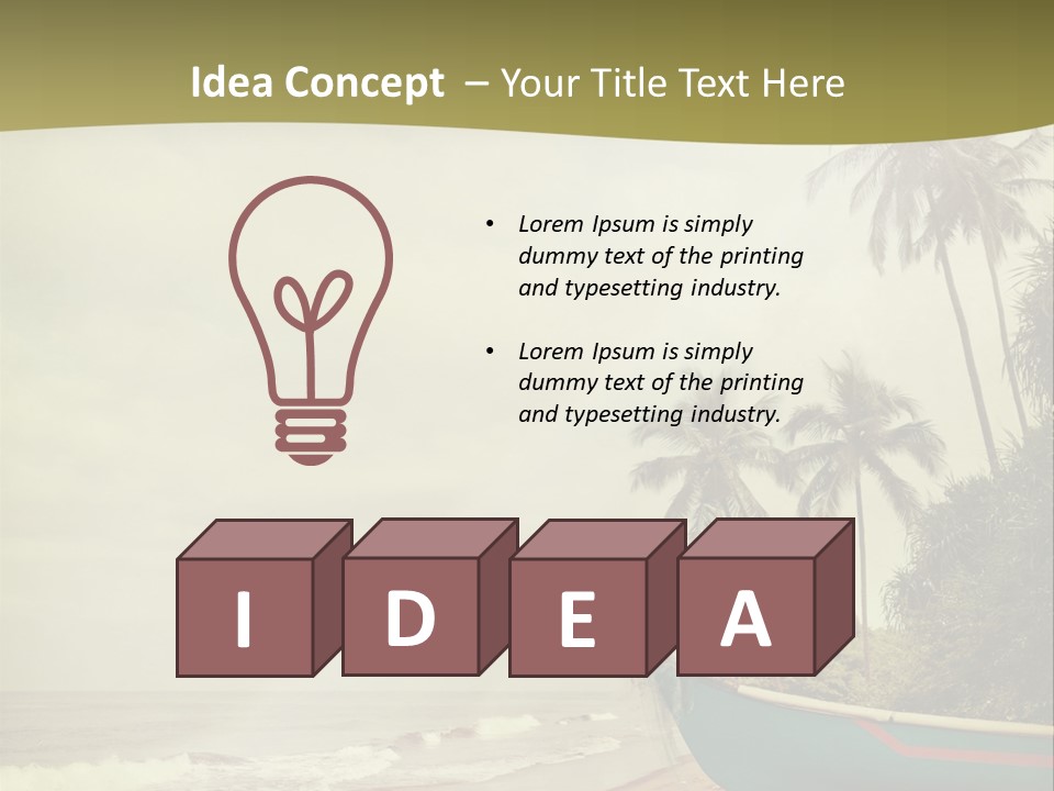 Blue Pacific Relax PowerPoint Template