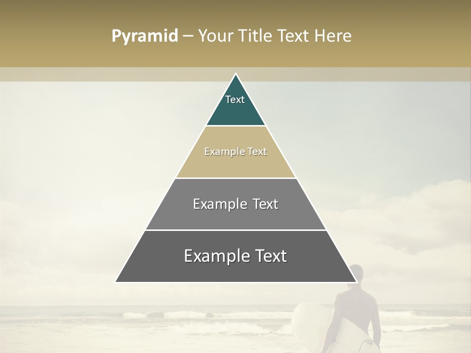 Surfer Background Sand PowerPoint Template