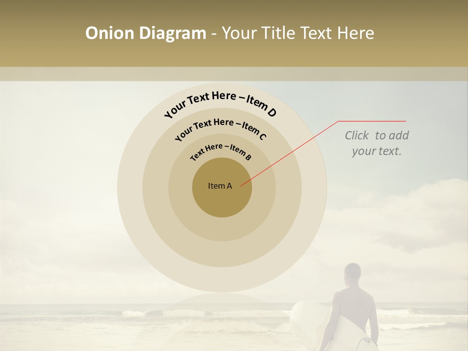 Surfer Background Sand PowerPoint Template