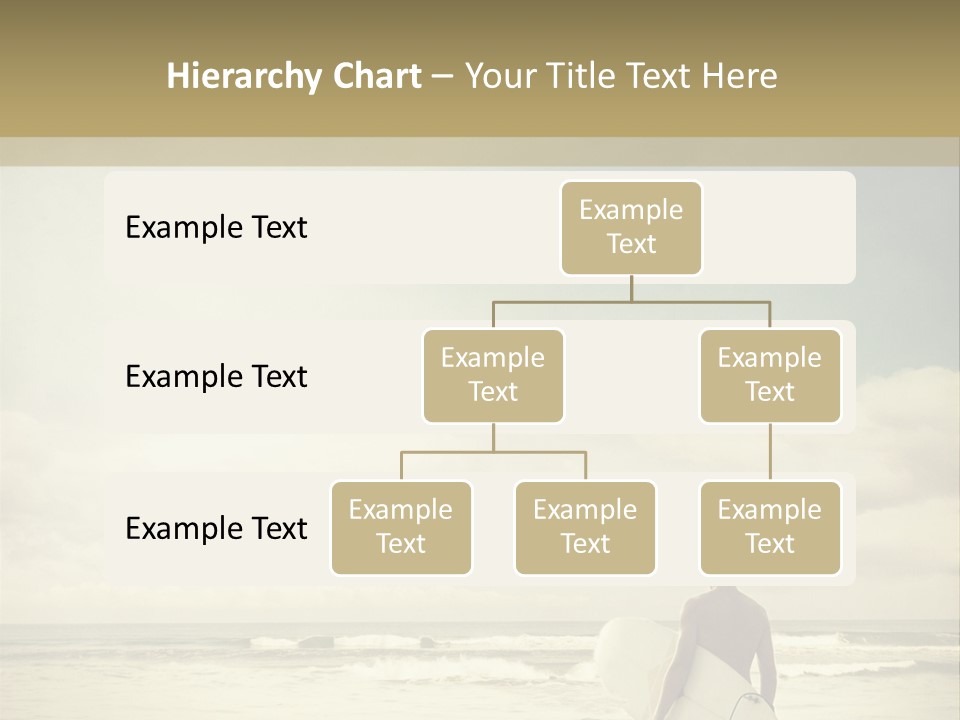 Surfer Background Sand PowerPoint Template