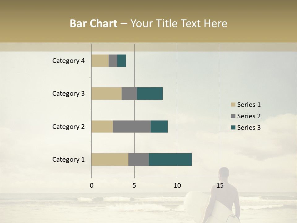 Surfer Background Sand PowerPoint Template