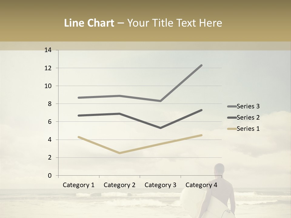 Surfer Background Sand PowerPoint Template