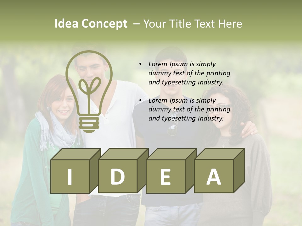 Couple Italy Happiness PowerPoint Template