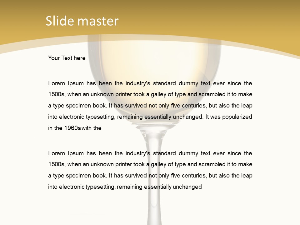 Bubble Cabernet Concept PowerPoint Template