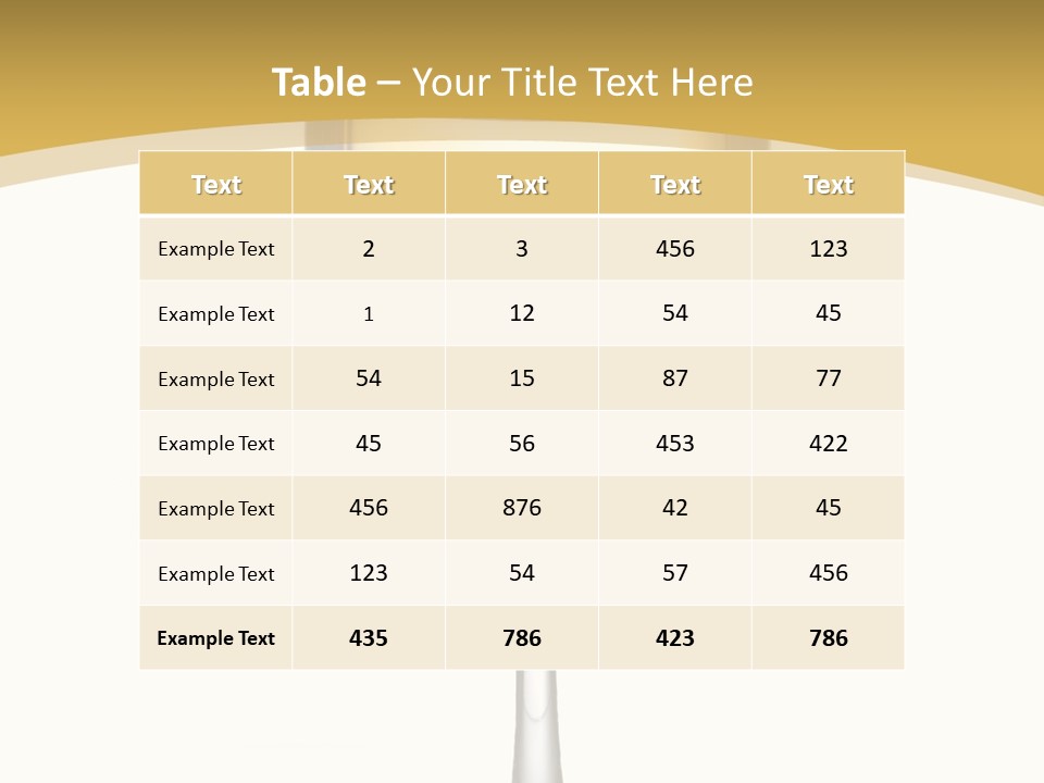Bubble Cabernet Concept PowerPoint Template