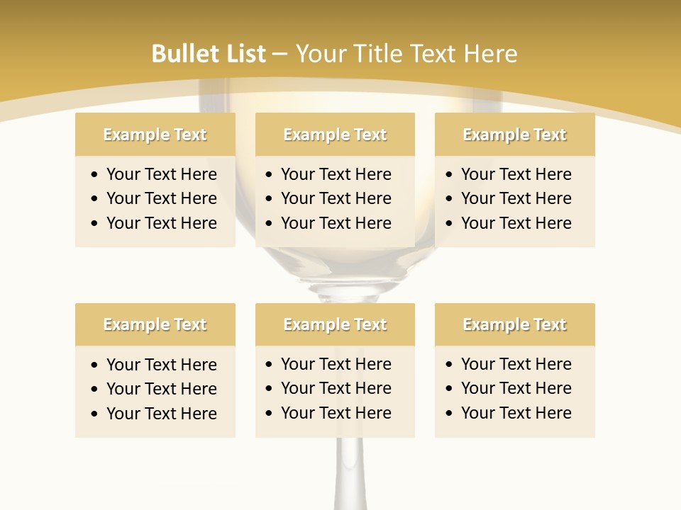 Bubble Cabernet Concept PowerPoint Template